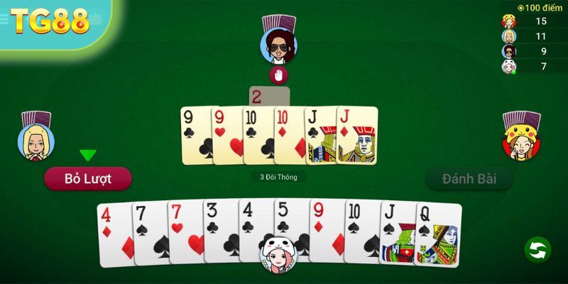 Game bài tiến lên tại TG88